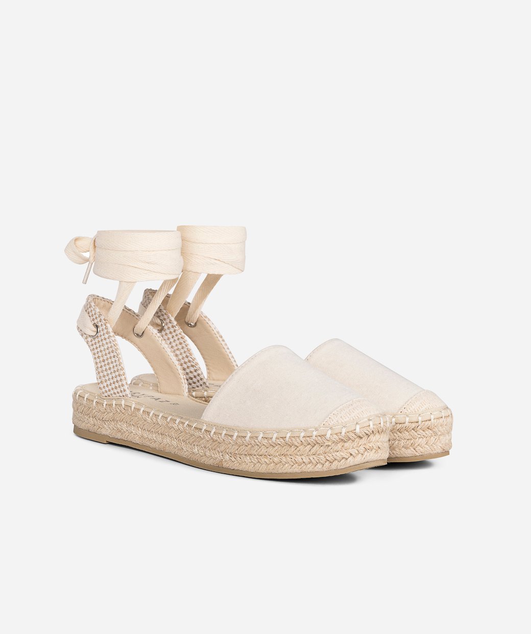 Alpargata plana atada image number null